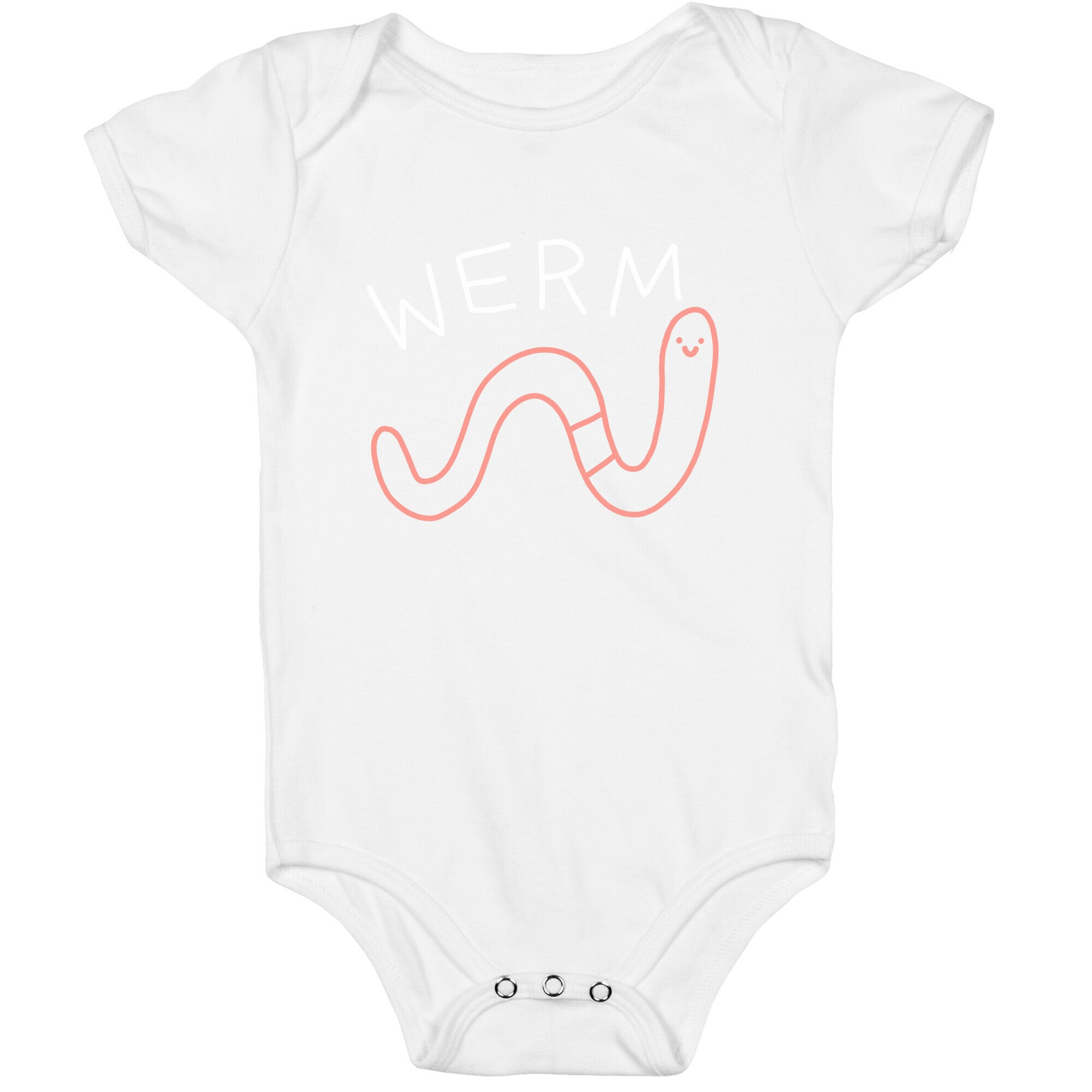 Werm Derpy Worm Baby One Piece